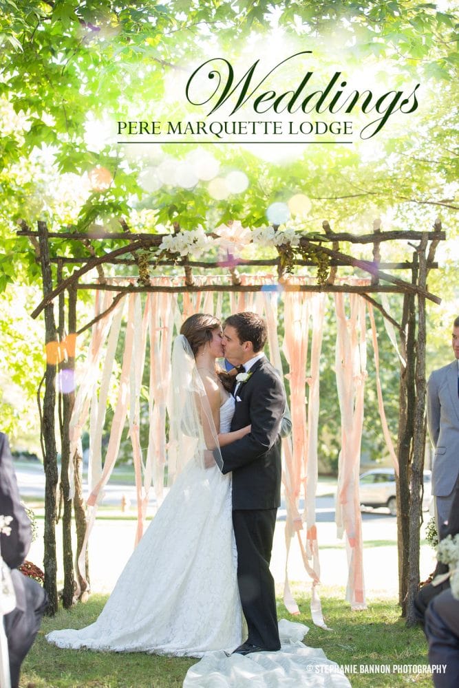 Venue Name: Pere Marquette Lodge and Conference Center, Cabin Lawn Ceremony