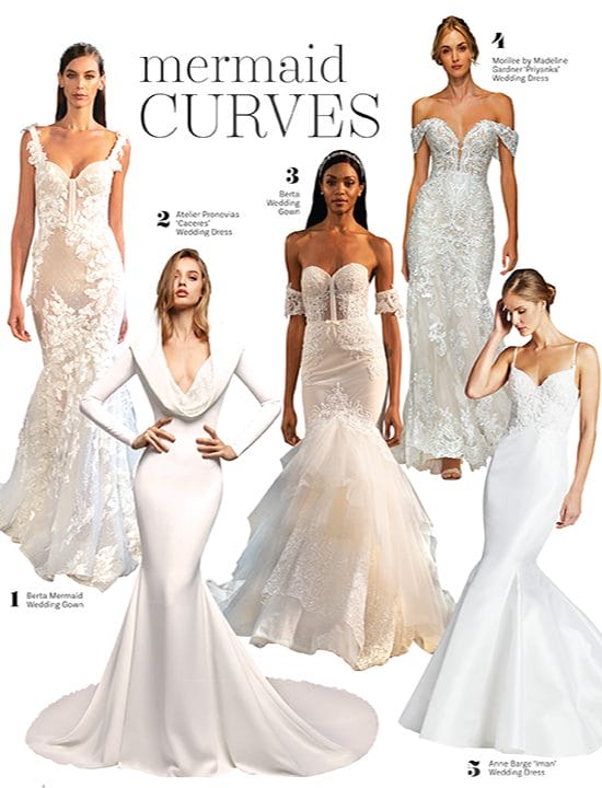 Mermaid, Trumpet or Fit & Flare – Wedding Gown Styles and Silhouettes