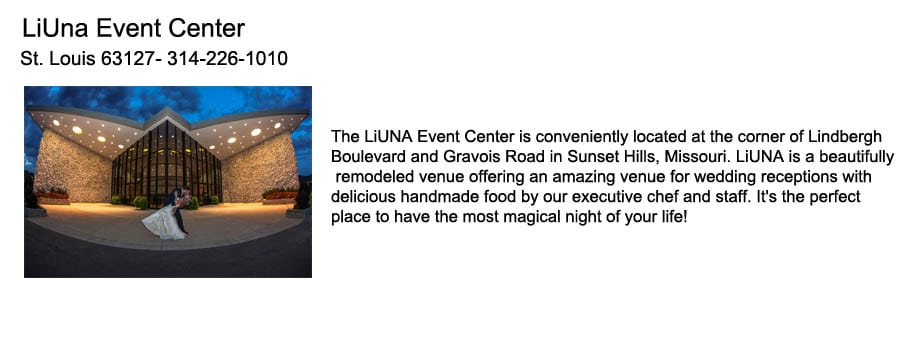 Liuna Event Center by BrideStLouis.com