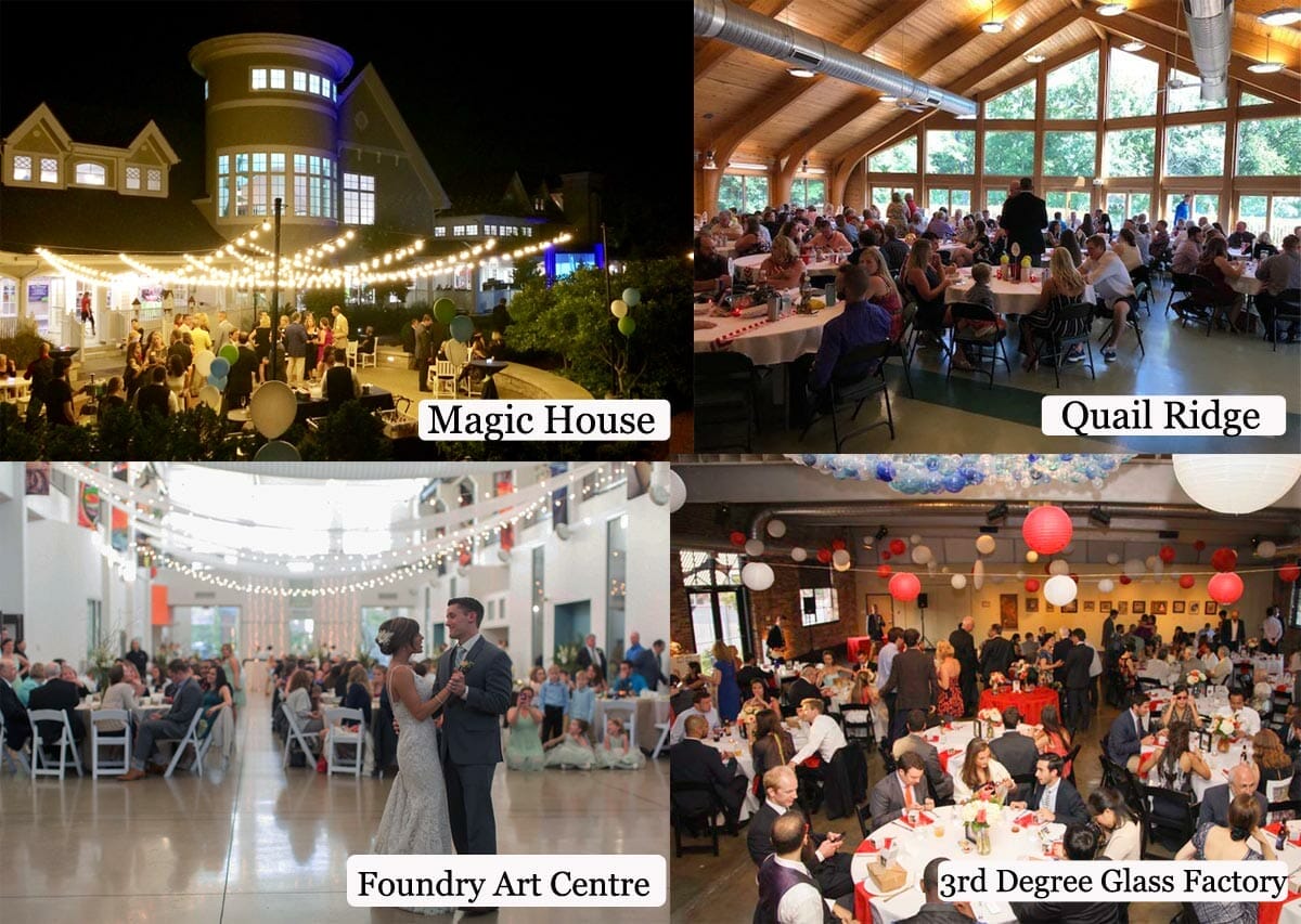 Venues that allow OUTSIDE Catering Companies